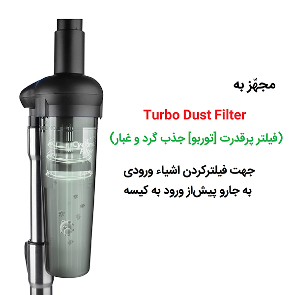 جاروبرقی 2600W دیجیتال هپی کیچن-26ZD - Image 9