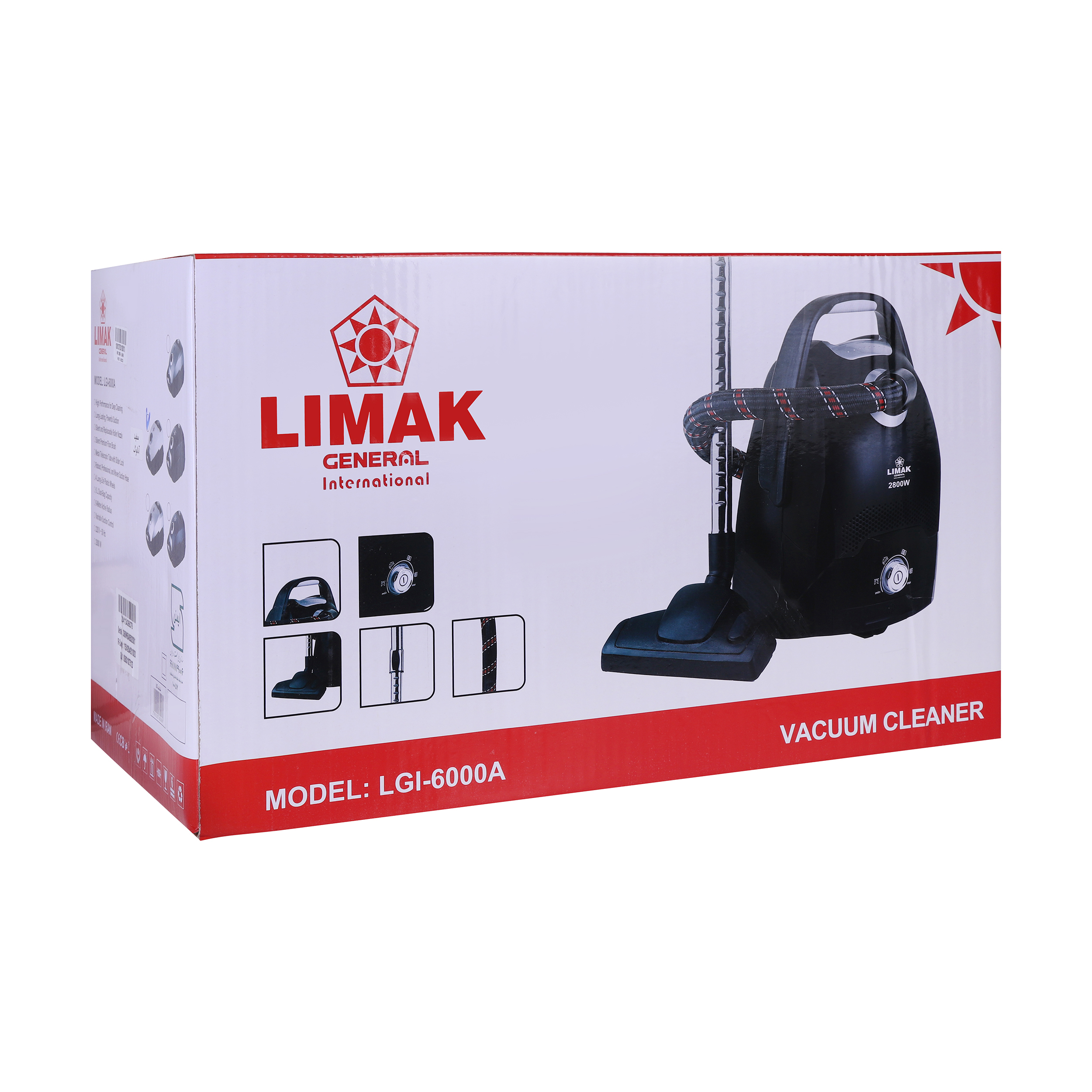 جاروبرقی لیماک جنرال اینترنشنال مدل LGI-8000D - Image 12