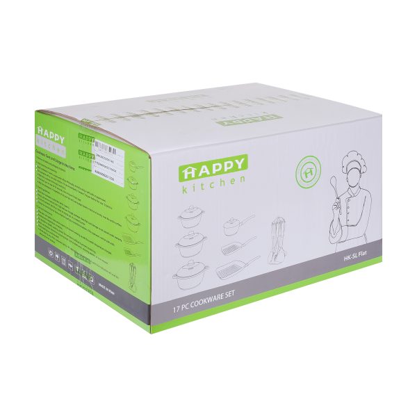 سرویس پخت‌وپز 17 پارچه هپی‌کیچن مدل HK-SL Flat - Image 16