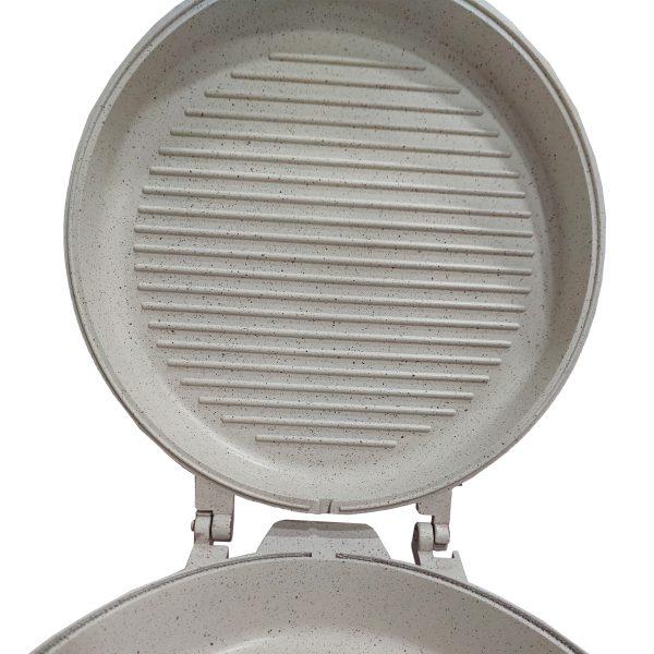 تابه دوطرفه هپی کیچن مدل Stoneline COOKWARE سایز 28 (سرویس 2 پارچه) - Image 4