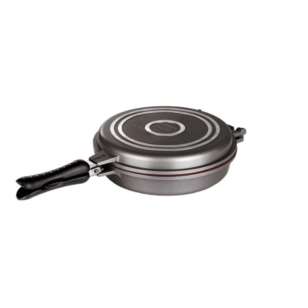 تابه دوطرفه هپی کیچن مدل Stoneline COOKWARE سایز 28 (سرویس 2 پارچه) - Image 2